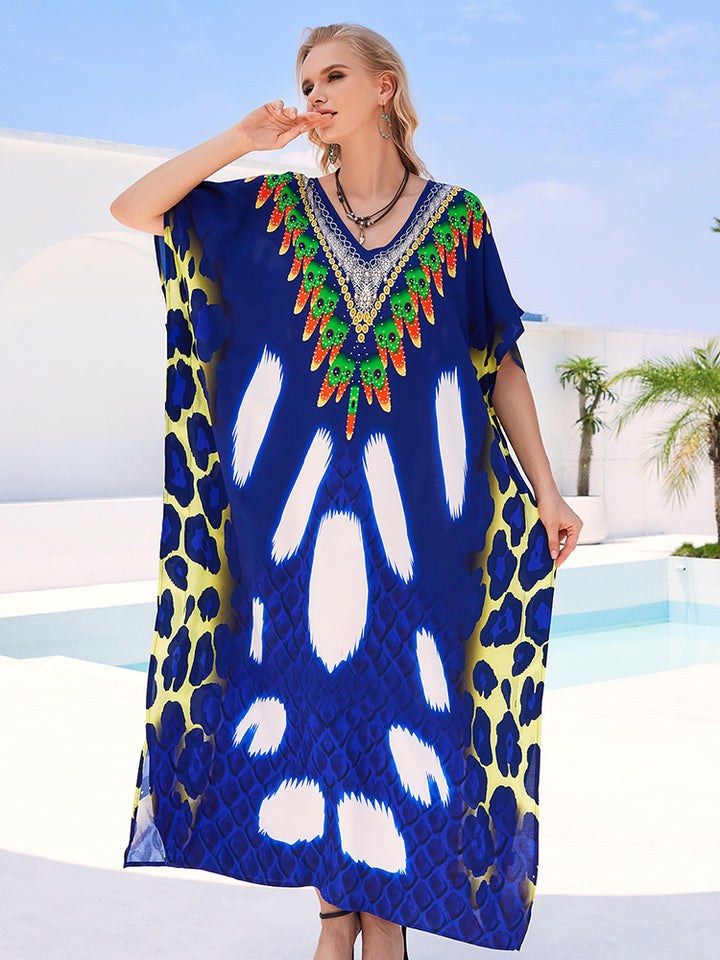 Stylish Flowy Beach Cover Up Robe - UPF 50+ Sun Protection