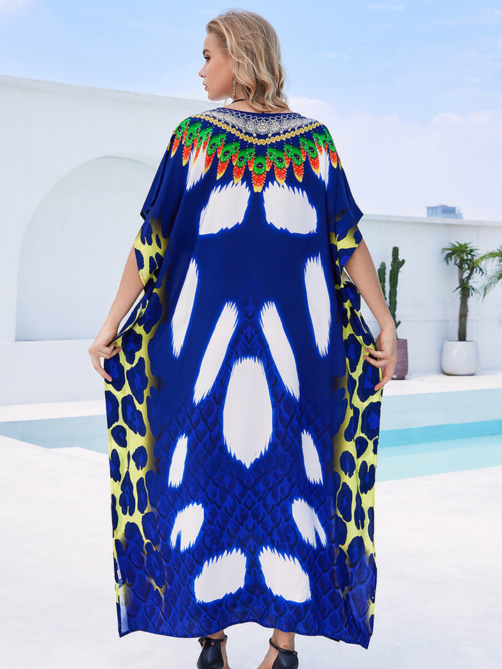 Stylish Flowy Beach Cover Up Robe - UPF 50+ Sun Protection