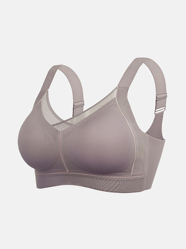 Seamless Elastic Fit Minimizer Wireless Bras