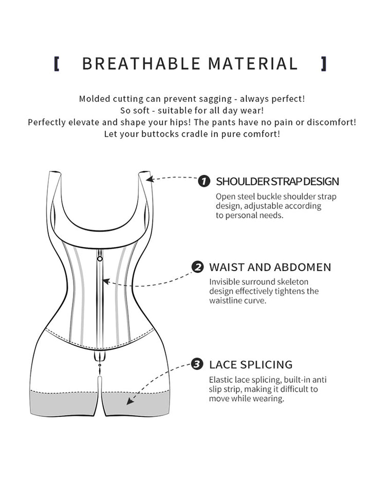 Women's Waist Trainer Belt - High Compression Body Shaping Corset