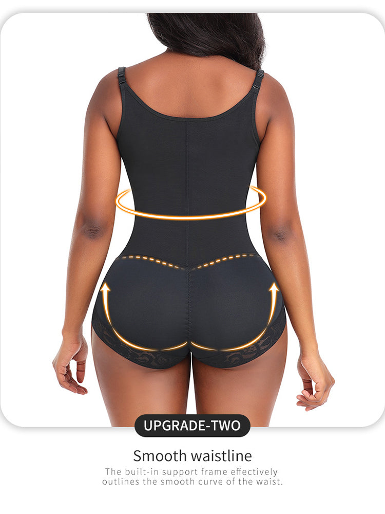 Zipper Tummy Control Back Support Body Shapewear