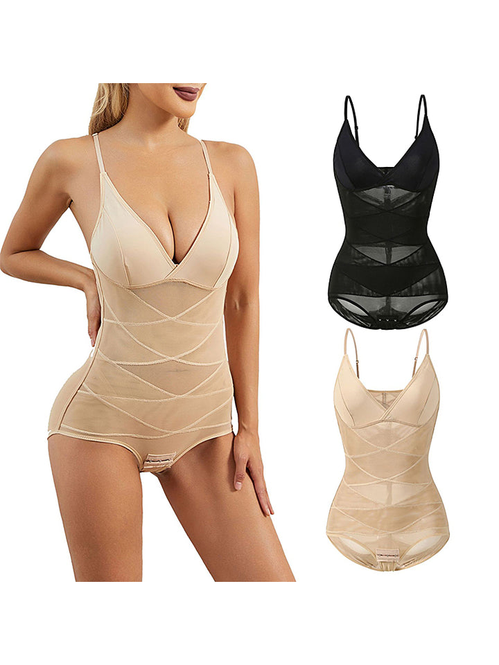 Tummy Control Mesh Slimming Girdles Shapewear Bodysuit