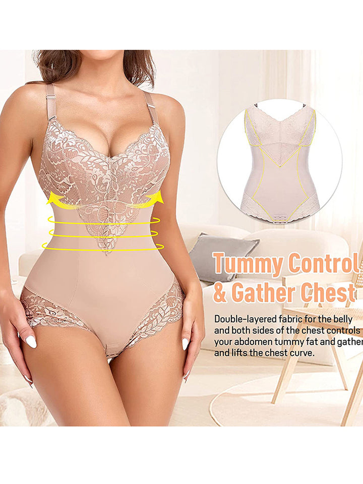 Women's Lace Tummy Control Hip Lift Body Slimming Shapewear