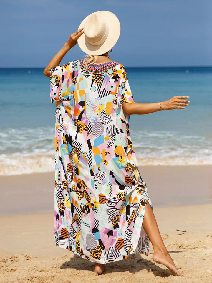 Boho Beach Cover-Up Dress