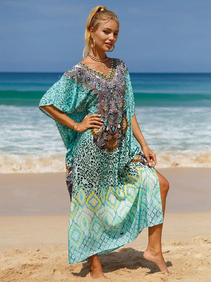 Boho Beach Cover-Up Dress
