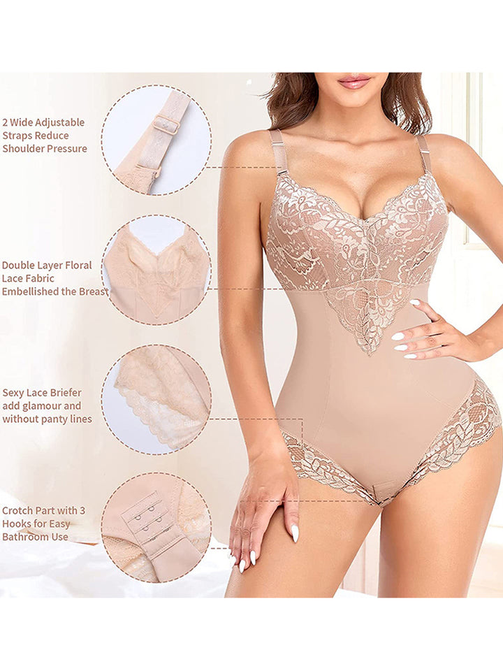 Women's Lace Tummy Control Hip Lift Body Slimming Shapewear