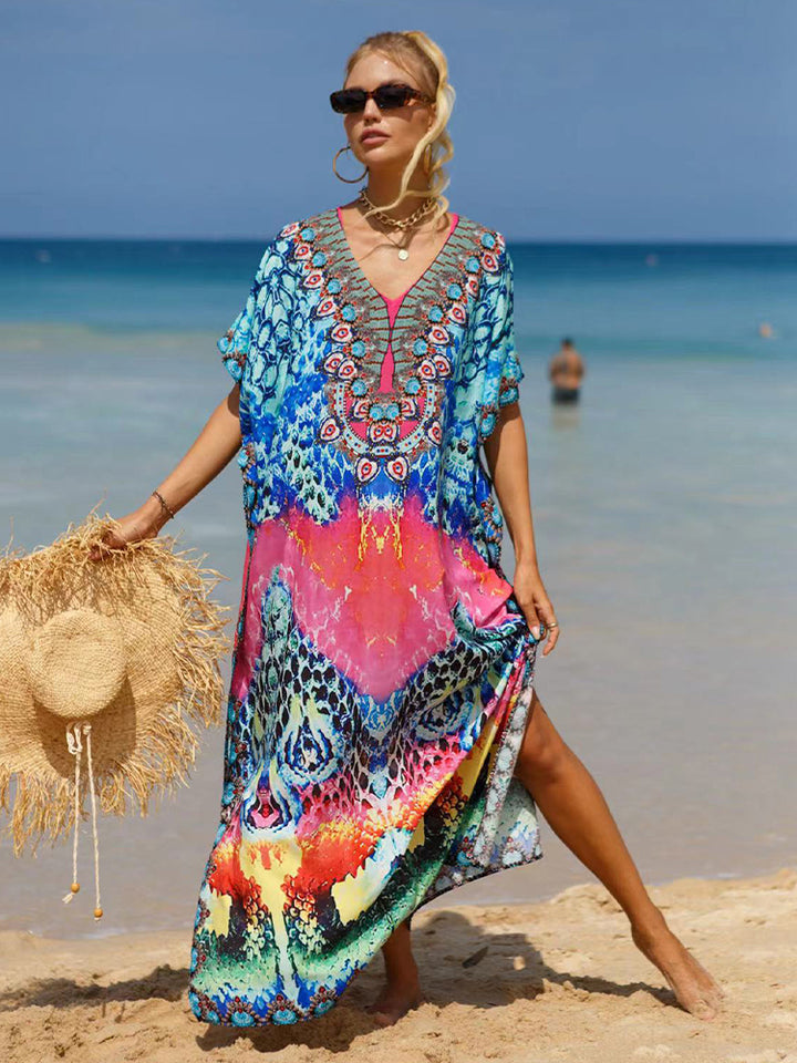 Boho Beach Cover-Up Dress