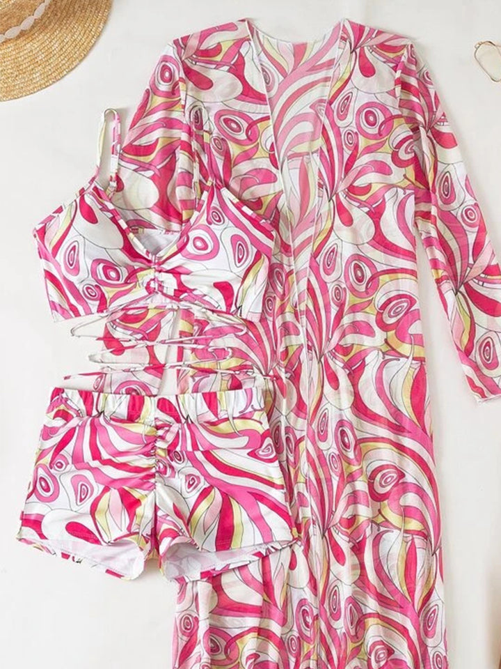 Women's Sexy 3-Piece European Swimwear Set