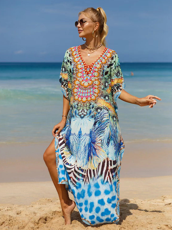 Boho Beach Cover-Up Dress