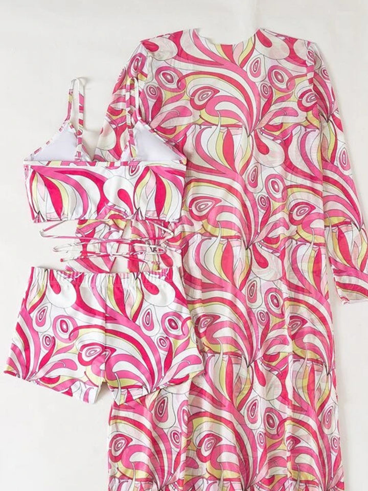 Women's Sexy 3-Piece European Swimwear Set