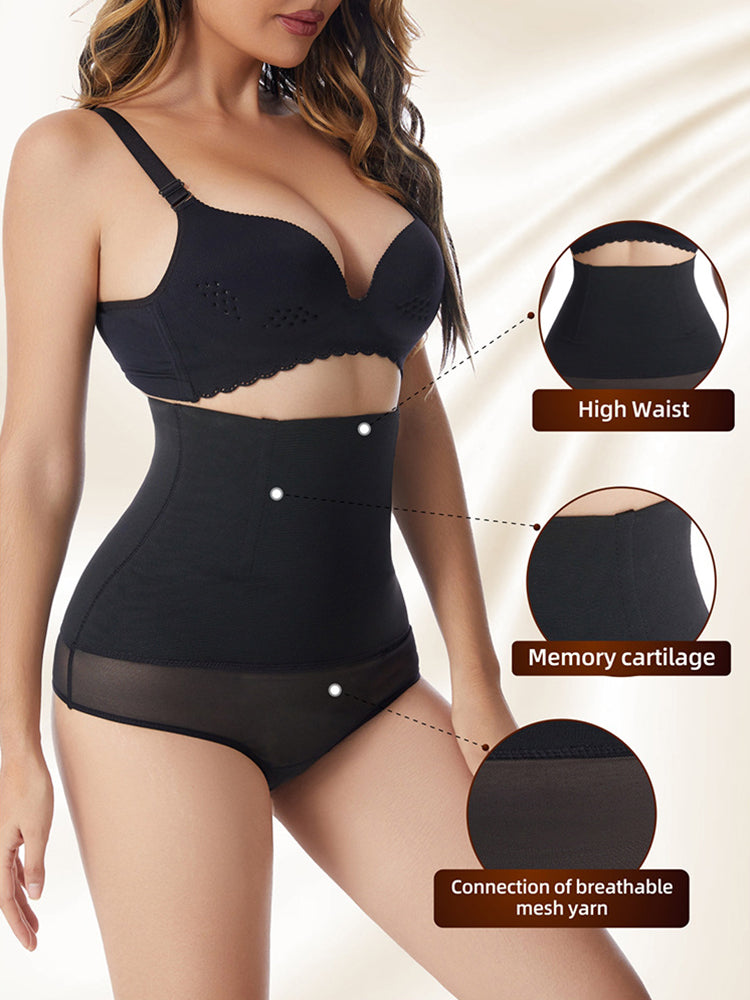 High Waist Stretch Postpartum Tummy Control Thong Shaper