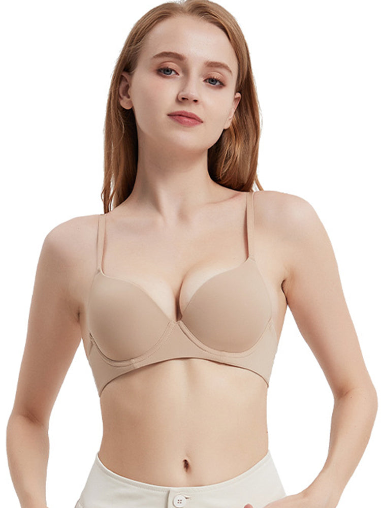 Seamless Push Up Underwire Bra for Women