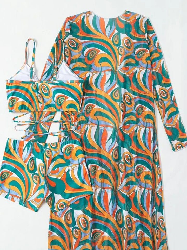 Women's Sexy 3-Piece European Swimwear Set