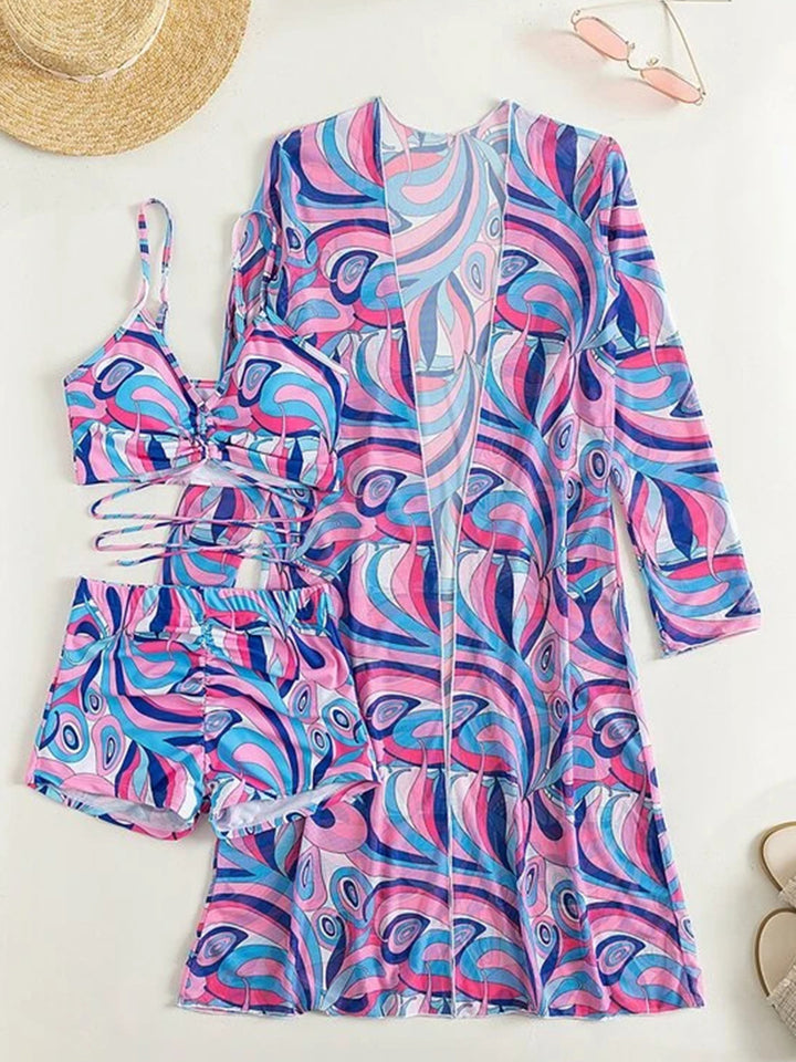 Women's Sexy 3-Piece European Swimwear Set
