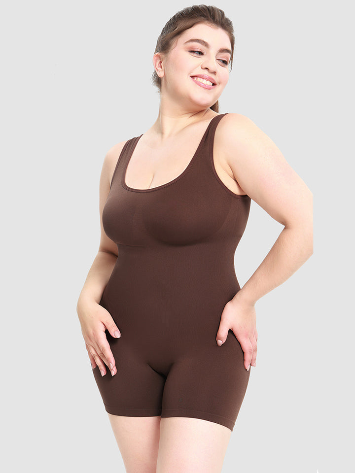 Seamless Sculpting Bodysuit for Women -  Full-Body Compression