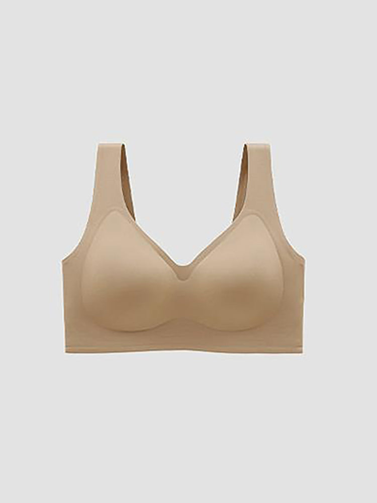 Seamless V-Neck Wireless Bras