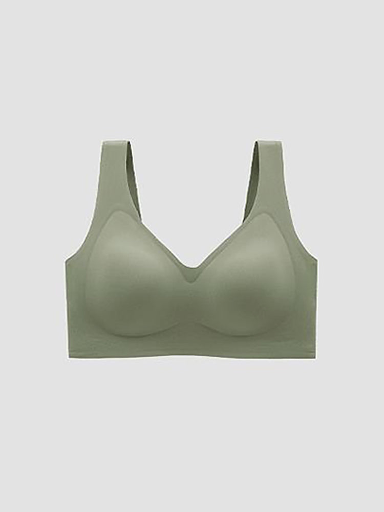 Seamless V-Neck Wireless Bras