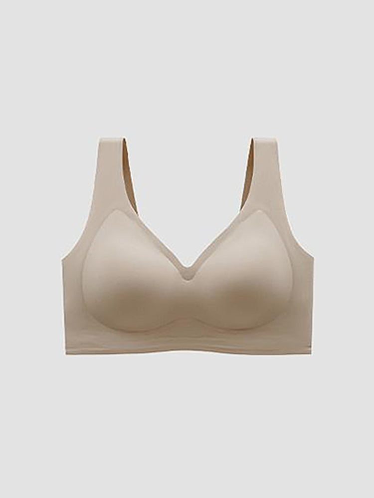 Seamless V-Neck Wireless Bras