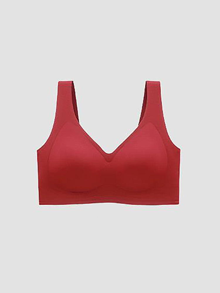 Seamless V-Neck Wireless Bras