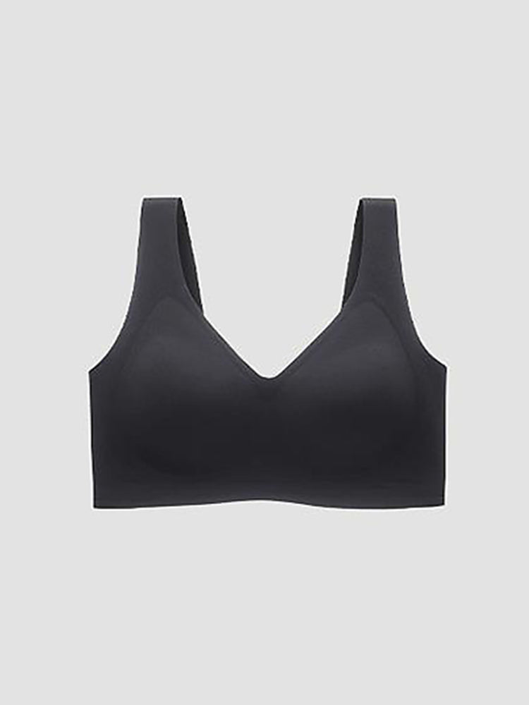 Seamless V-Neck Wireless Bras