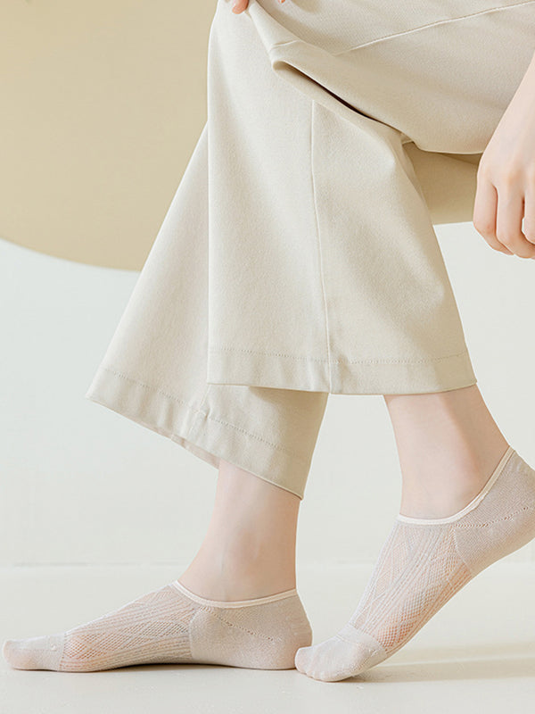 Modal Moisture-Wicking Antibacterial Cool Breathable Semi-No-Show Socks