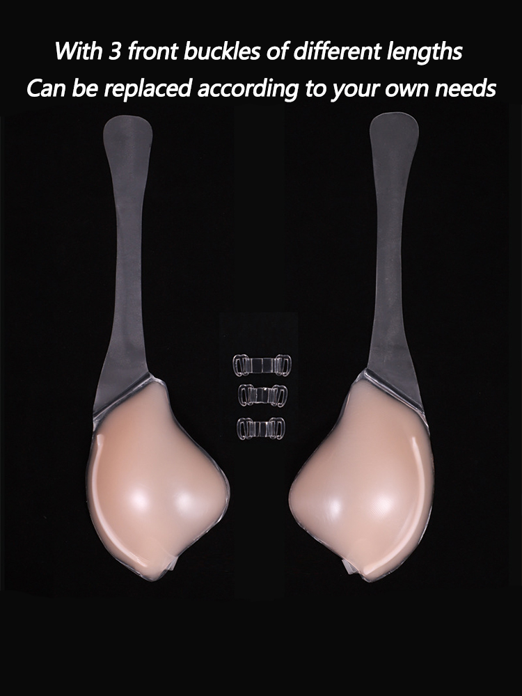 Invisible Strapless Silicone Underwire Bra