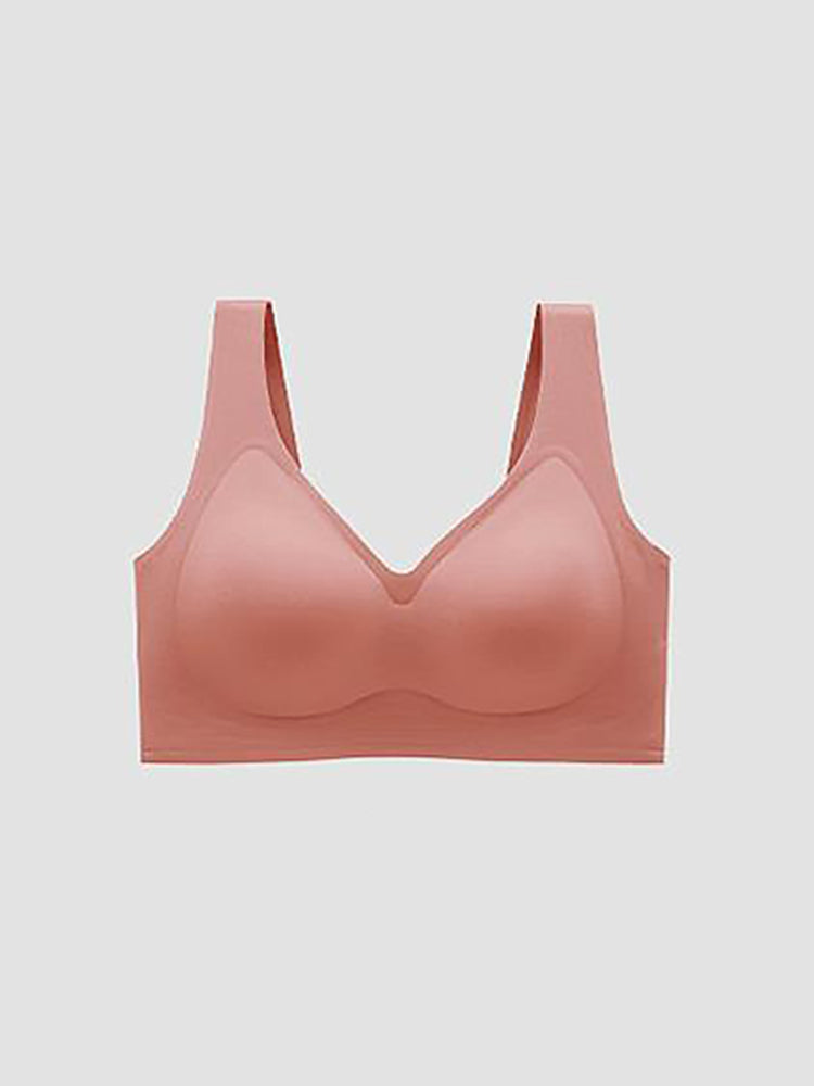 Seamless V-Neck Wireless Bras