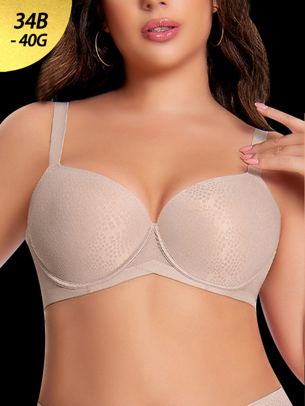 Plus Size Minimizer Underwire Bras Set for Full Bust Women