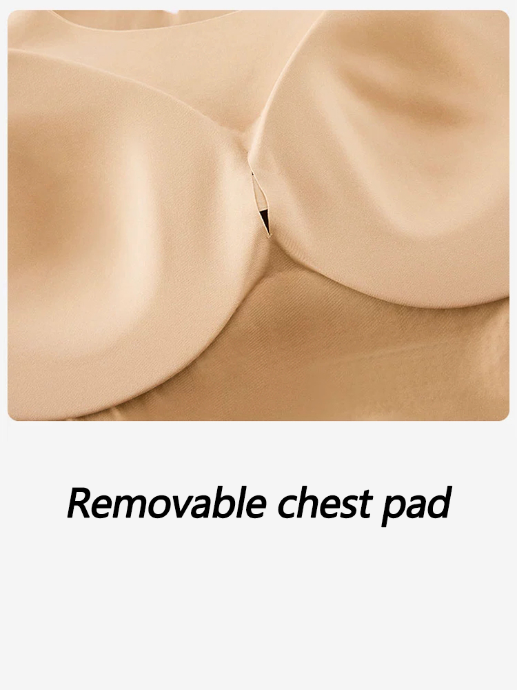 Seamless Adjustable Bra Vest with Chest Pad