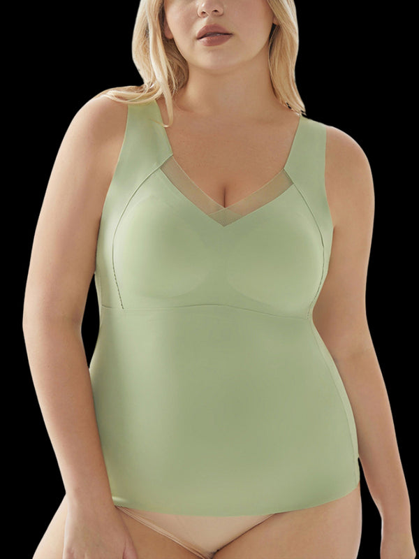 Seamless Plus Size Minimizing Camisole - No Bra Needed