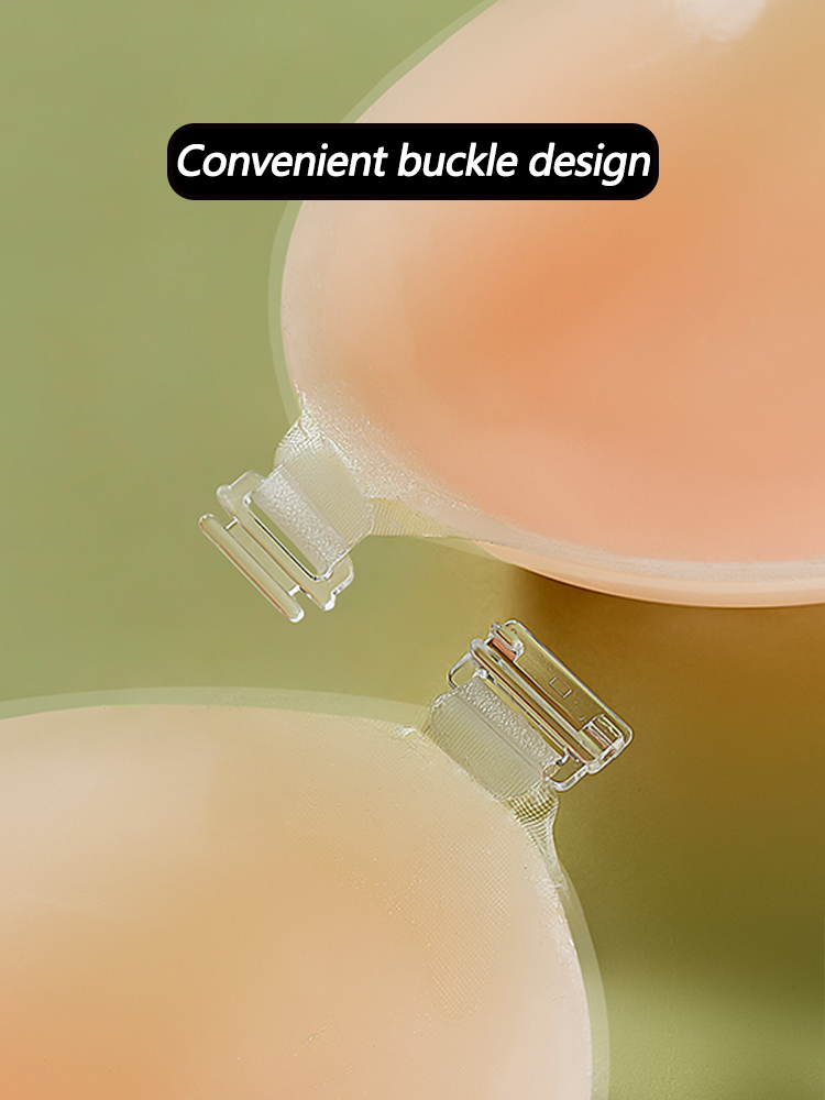 Invisible Silicone Push Up Adhesive Bra for Strapless Backless Dress