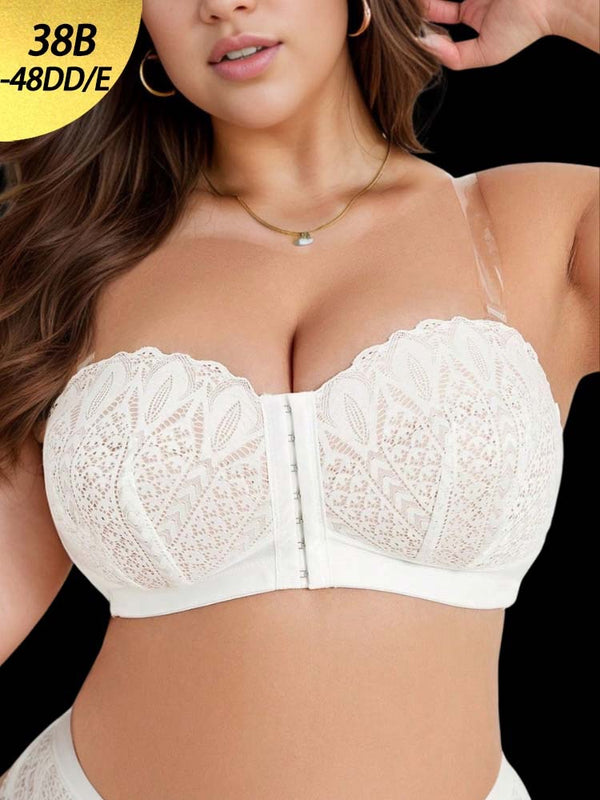 Plus-Size Front Closure Ultra-Soft Wireless Bra