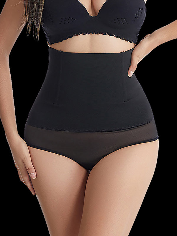 High Waist Stretch Postpartum Tummy Control Thong Shaper