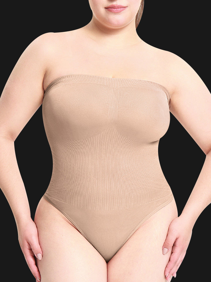 Seamless Sculpting Bodysuit for Women -  Full-Body Compression