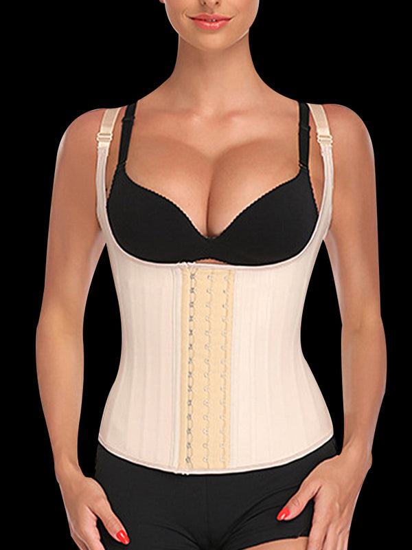 Latex Vest Waist Cincher Trainer Trimmer Girdle Workout Corset Body Shaper