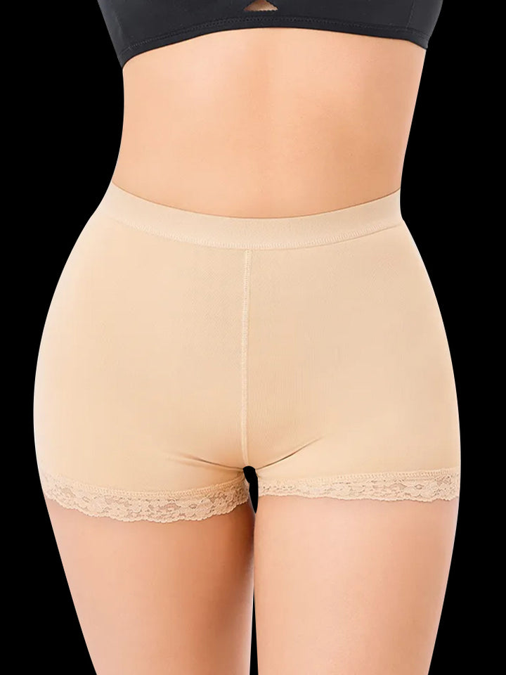 Plus Size Lace-Trimmed Sculpting Panty for Women