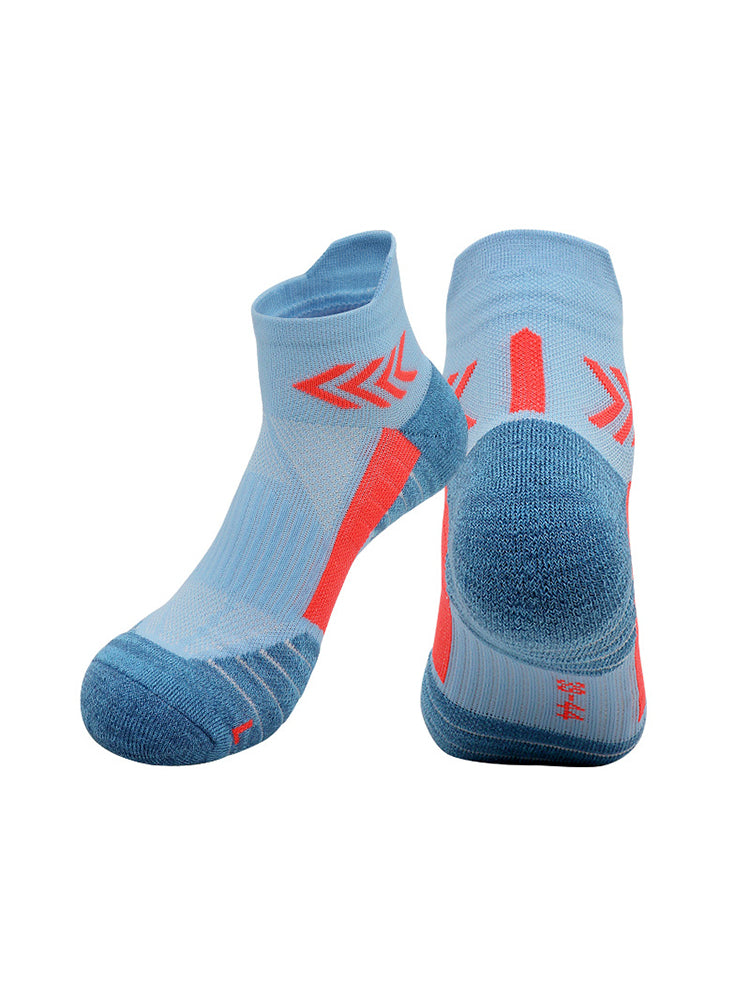 4 Pairs of Breathable and Quick-drying Professional Running Short Sports Socks