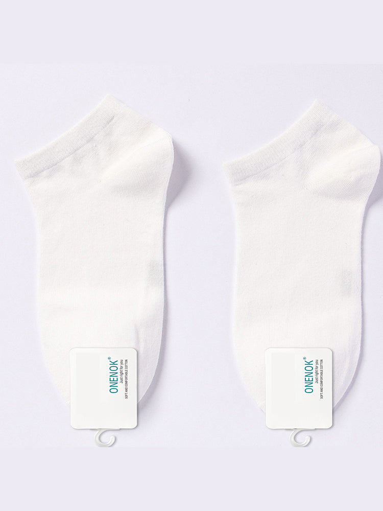 Women's Pure Cotton Candy Color Casual Short Socks