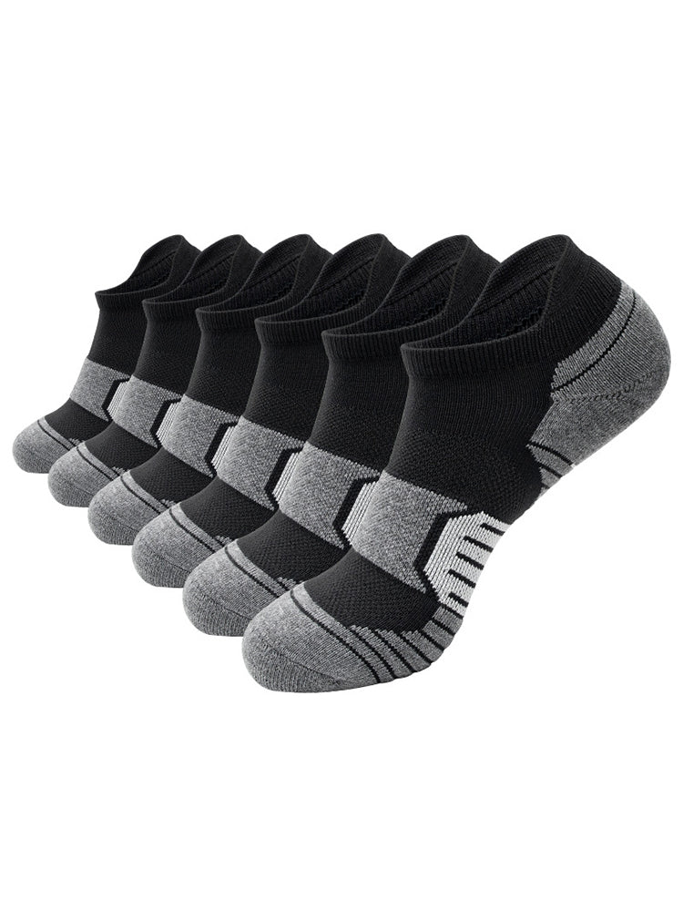 Ankle Running Socks Low Cut Cushioned Athletic Sports Socks