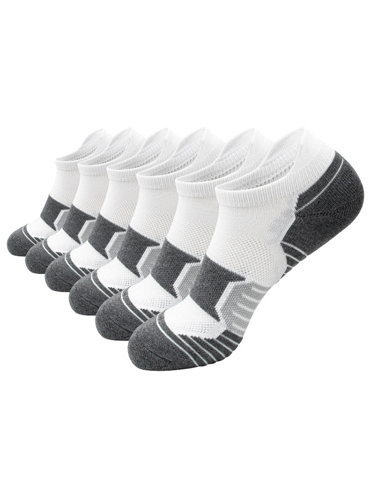 Ankle Running Socks Low Cut Cushioned Athletic Sports Socks