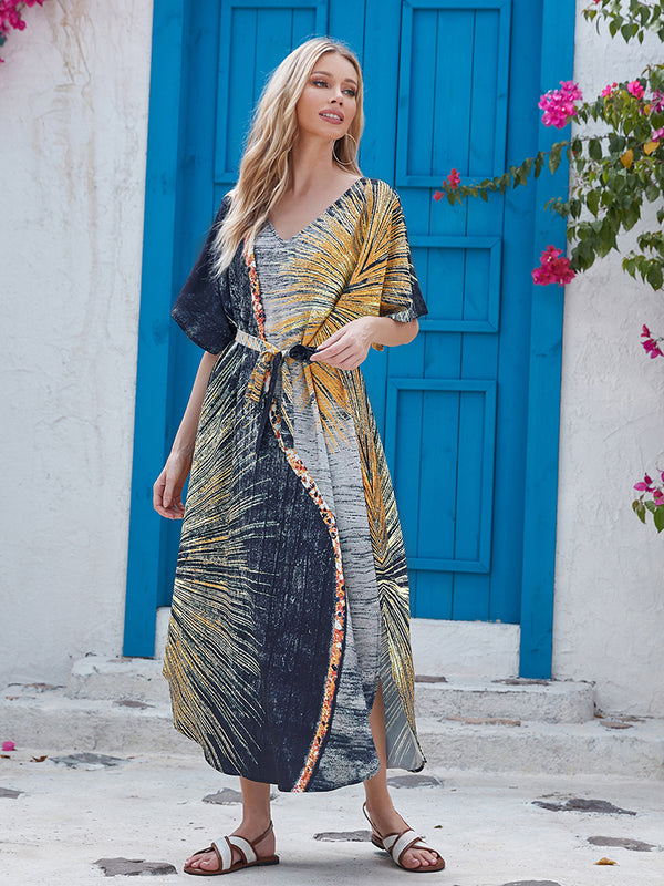 Stylish Swimsuit Cover-Up Dress in 12 Patterns
