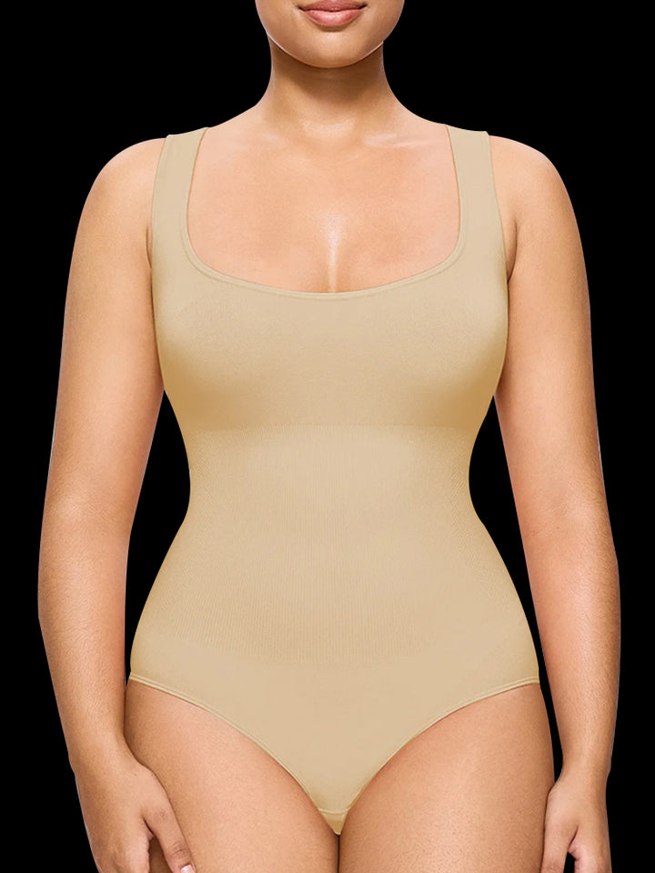 Seamless Tummy Control Slimming and hip lifting Sculpting Cami Bodysuit