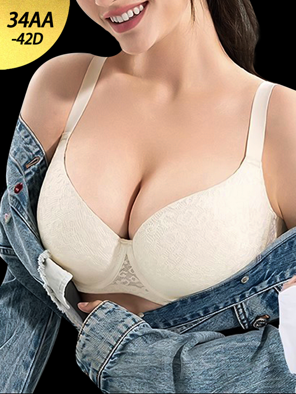 Invisible Lace Minimizer bra: Bulge-Free Lift & Anti-Sag Push Up