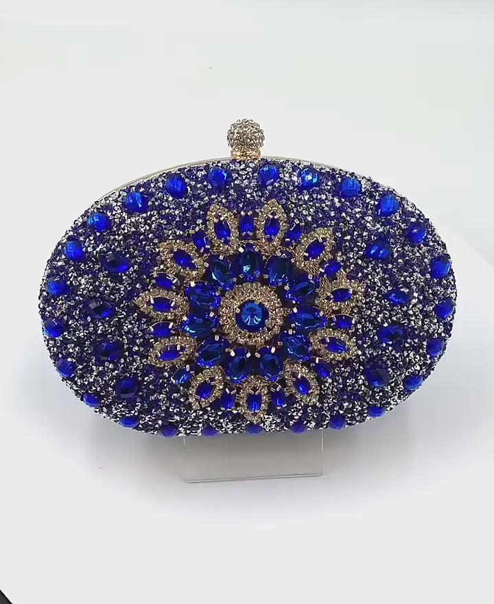 Rhinestone Clutch Purse Wallet Evening Crossbody Bag