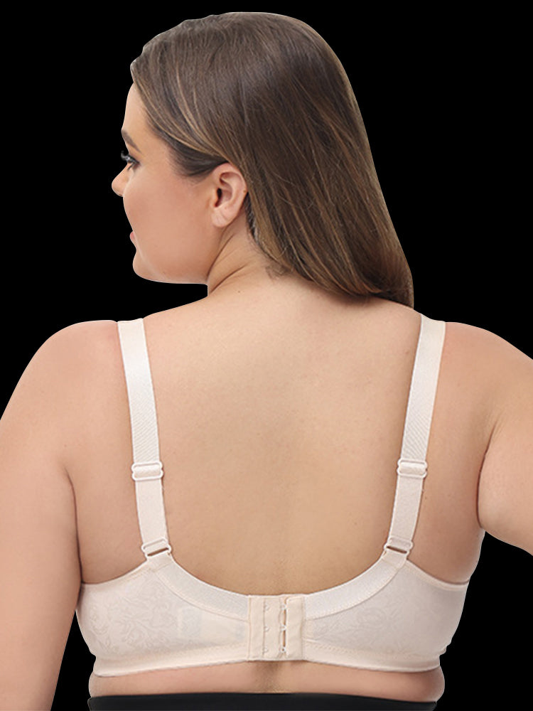 Women's Graceful Print Full Coverage Wireless Bra