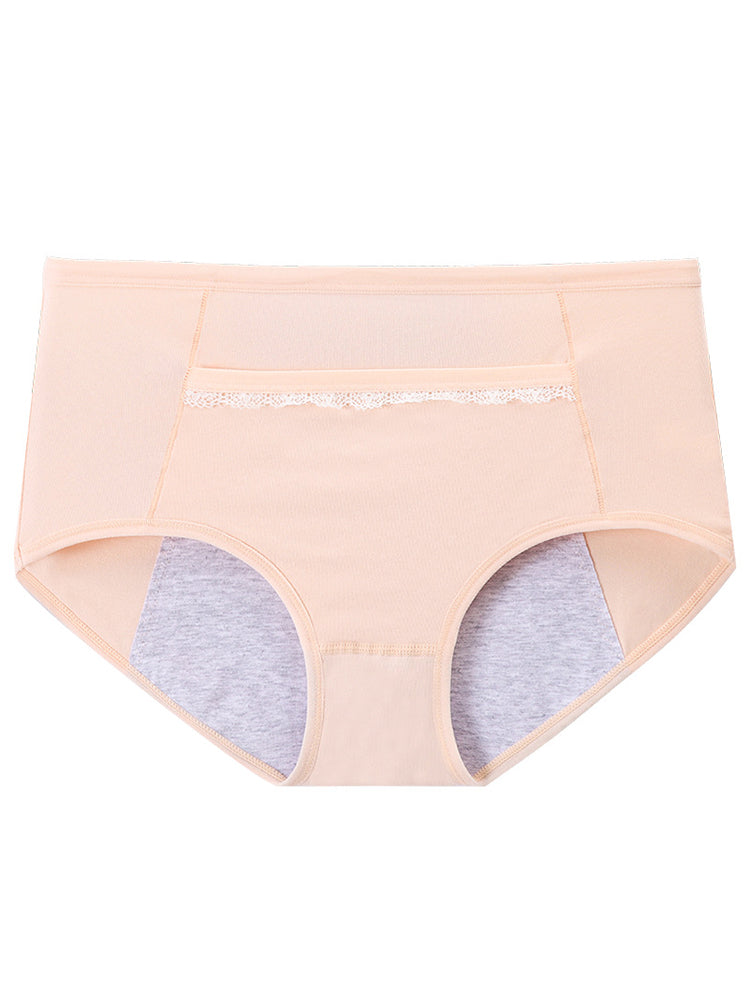 6-Pack Women Leakproof Menstrual Period Cotton Panties