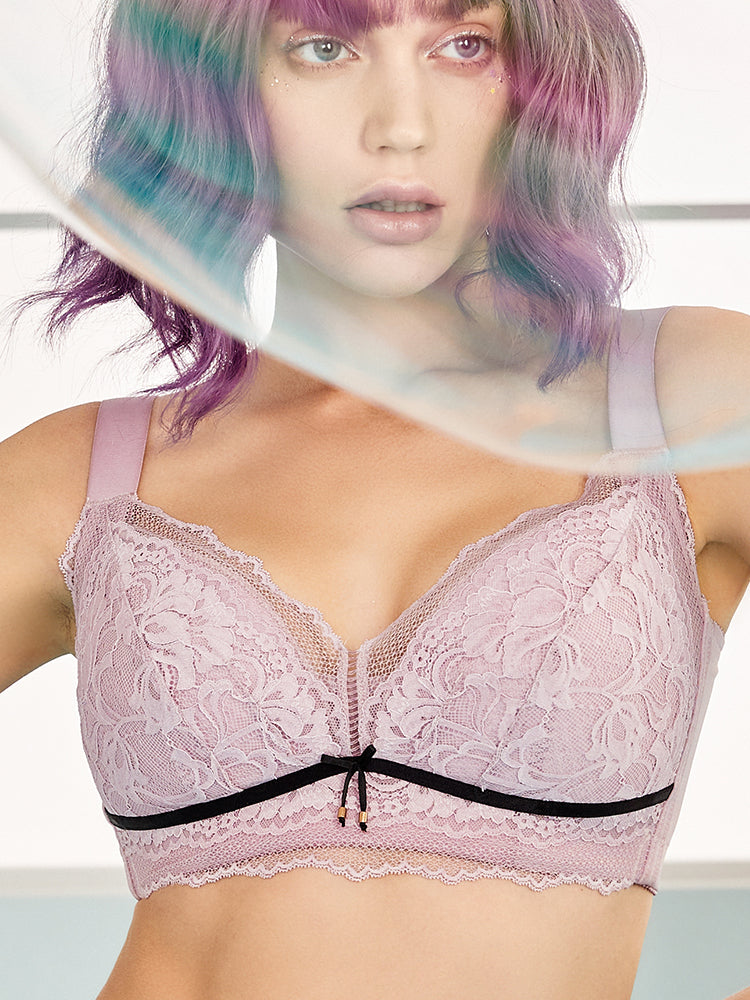 Lace Breathable Wireless Minimizer Bras