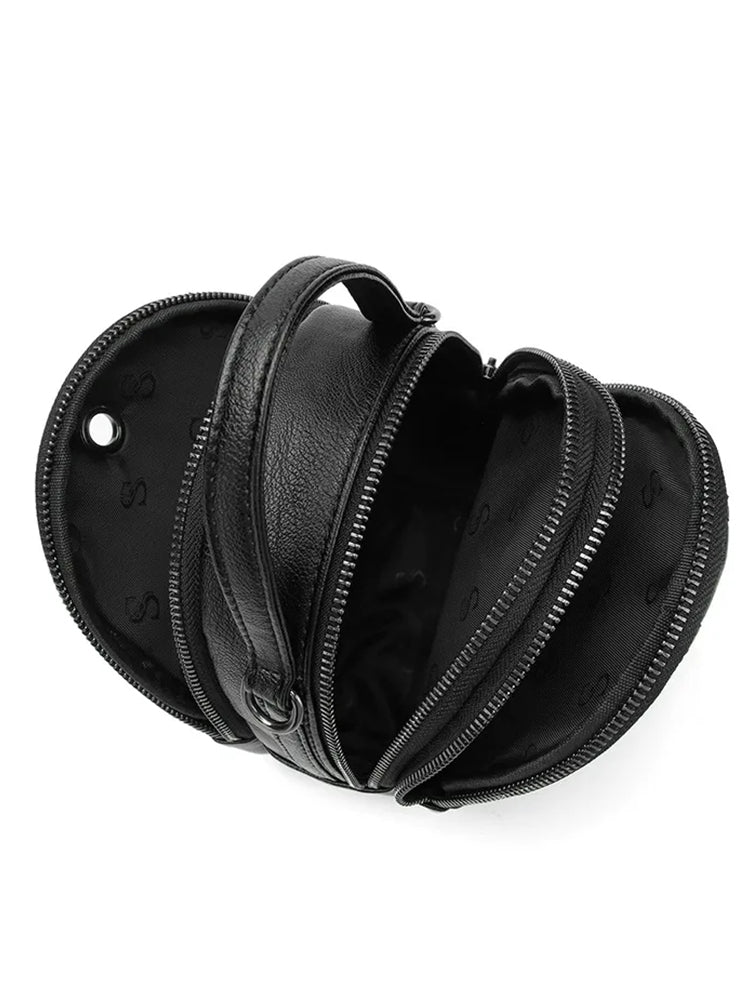 Small Crossbody Bags Diamond Pattern Shoulder Bag with Earphone Hole