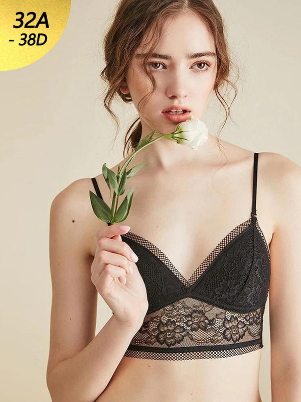 Sexy Lace Backless Bralette with Convertible Strap