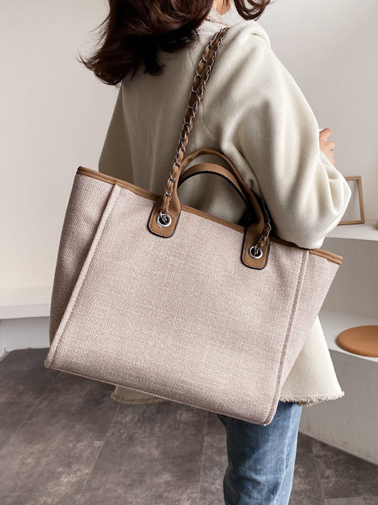 Women's Laptop Tote Bag Canvas Large Capacity Shoulder Bags